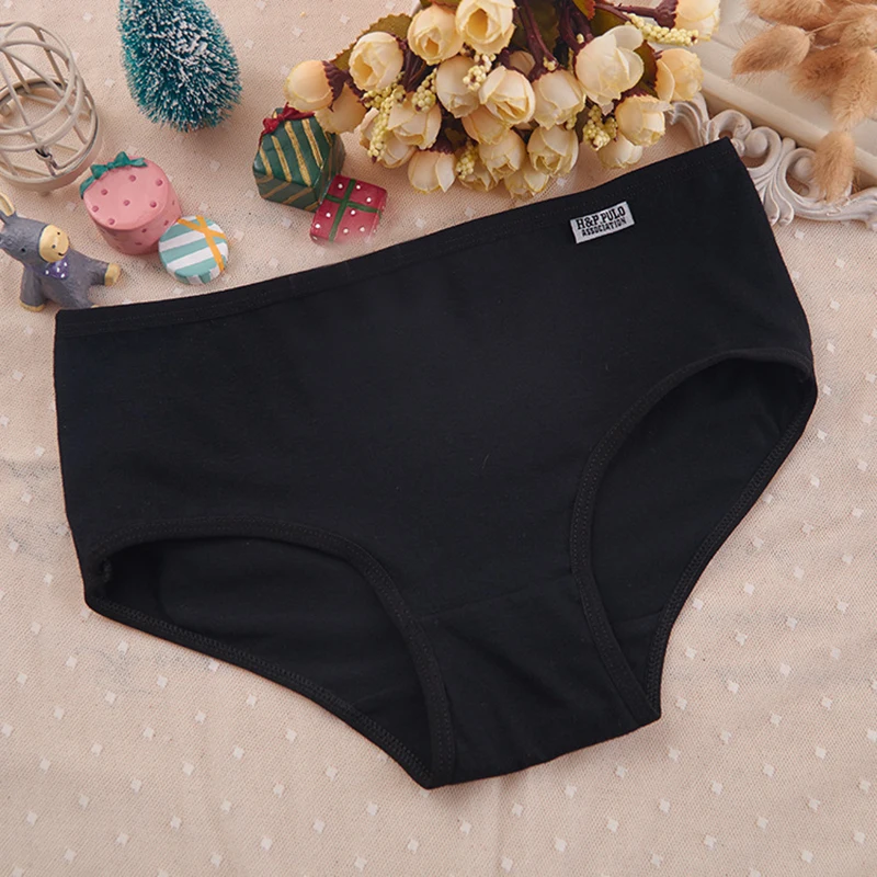 7Pcs Lot Plus Size Underwear Women' Panties Cotton Girl Brief Sexy Lingeries...