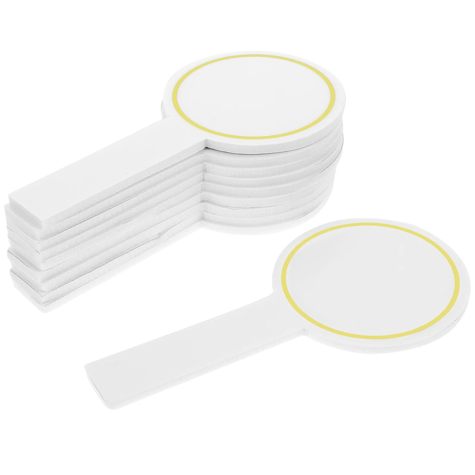 

6 Pcs Score Board Hand White Auctions Paddles Practical Boards Erase Scoring Dry Student Scoreboard Small