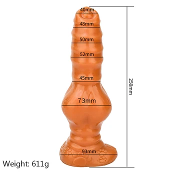 Huge Animal Dildo Realistic Wolf Dog Big Penis With Suction Cup large Dildos Anal Plug Adult Sex Toys For Women Masturbator 4