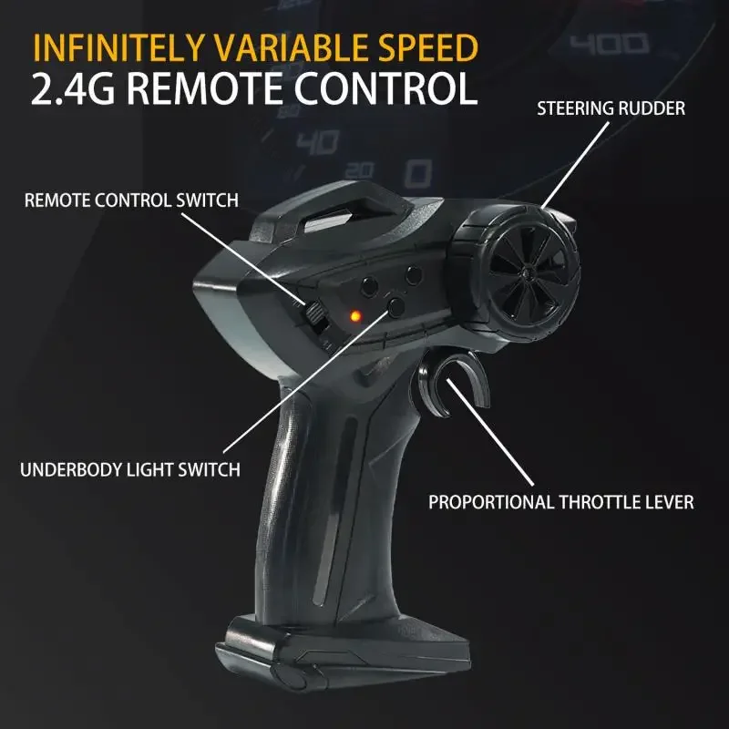 1:20 4CH RC Drift Stunt Car – High-Speed 4WD Remote Control Vehicle with Cool Lights, Competitive Racing Toy for Kids and Boys - GloreeWorld - Image 5