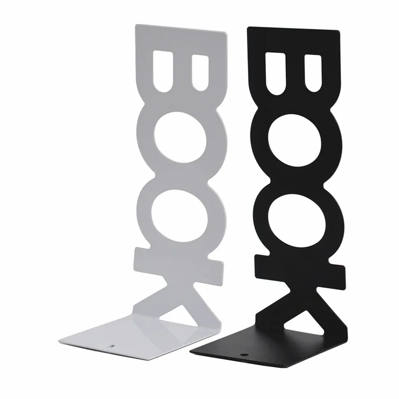 Bookends L-shaped Desk Organizer Desktop Book Holder School Stationery Office Accessories book organizer book holder