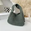 Kids Boys Girls Cute Hand Bags 2024 New Fashion Children Knitted Shoulder Bags Baby INS Solid Hand Bags Japanese Korean Style 5