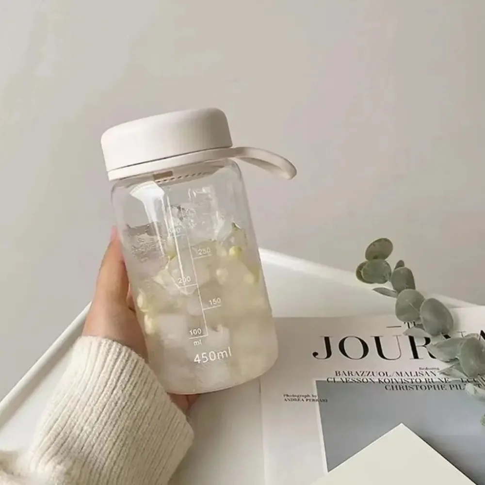 Portable Leakproof 450ml Plastic Water Bottle with Tea Infuser - Ideal for Students and Summer Drinks