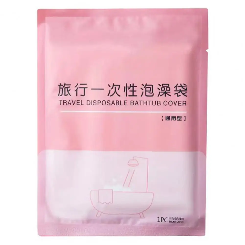 

Bath Bag Thickened Disposable Bathtub Cover Liner Convenient Solution for Salons Hotels Home Bath Tubs