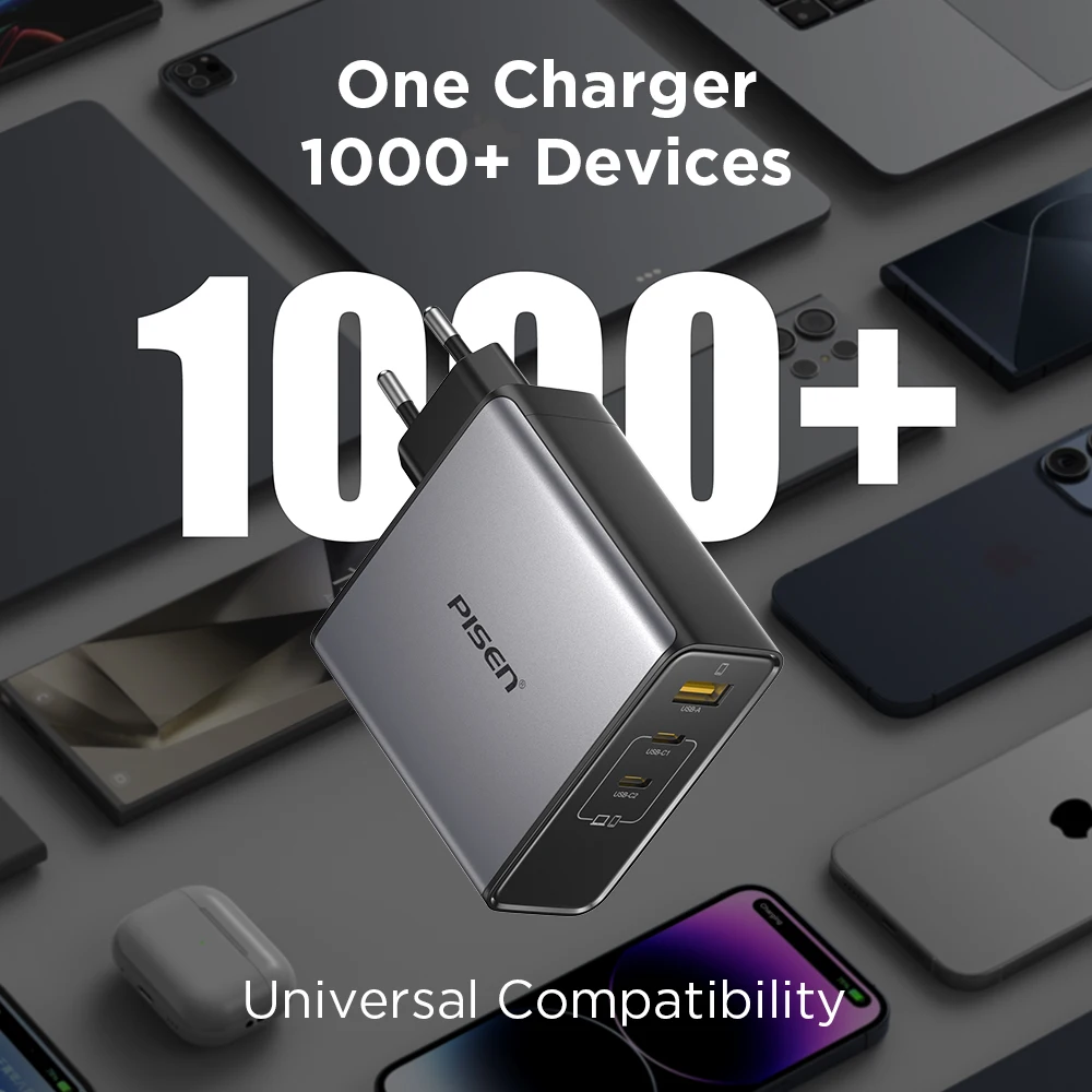 PISEN Charger 3-Port GaN Fast