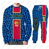 Democratic Republic Of The Congo Flag 3D Print Leopard Sweatshirt Unisex Casual Pullover Tracksuit Men  Men Clothes Sport Jersey 4
