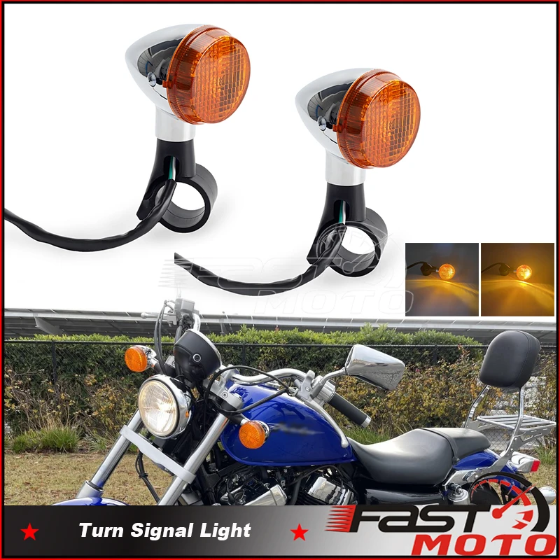 

E13 E-Mark Turn Signals Indicator Lmap For Honda Shadow VLX VT600 VT1100 VT700 VT800 VT750 VT750RS VT1300 VTX1300 Signal Light