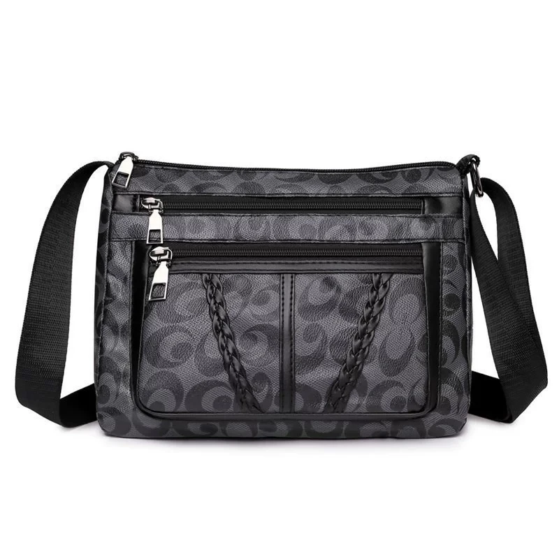 Stylish Women's Crossbody Bag - Spacious Multi-Layered Design with Adjustable Comfort Straps