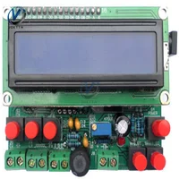 Capacitor Tester DIY Kit Set Digital LCD Display Inductance Meter Frequency Component Tester 0.1μH-1H Component Tester Capacitor 2