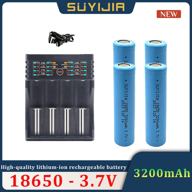 18650 lithium rechargeable battery, 3.7V, 3200mAh, suitable for drones,  power tools, battery packs, and original power banks - AliExpress