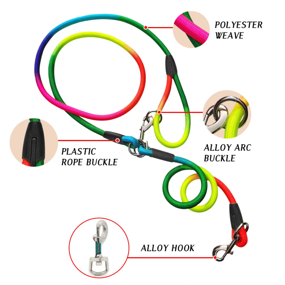 Nylon Hands-Free Dog Running Leash 3