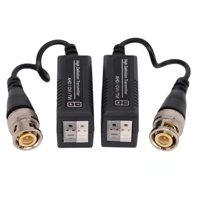 N11R--5Pairs-Balun-BNC-Male-To-UTP-Network-Camera-For-HD-TVI-AHD-Cvl-Camera-CCTV-Video-Balun-BNC-To-CAT5-CAT6-Utppassive-Video