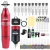 Professional Wireless Rotary Tattoo Machine Kit with 10Pcs Cartridge Needles Complete Set for Tattoo Artists and Beginners 2