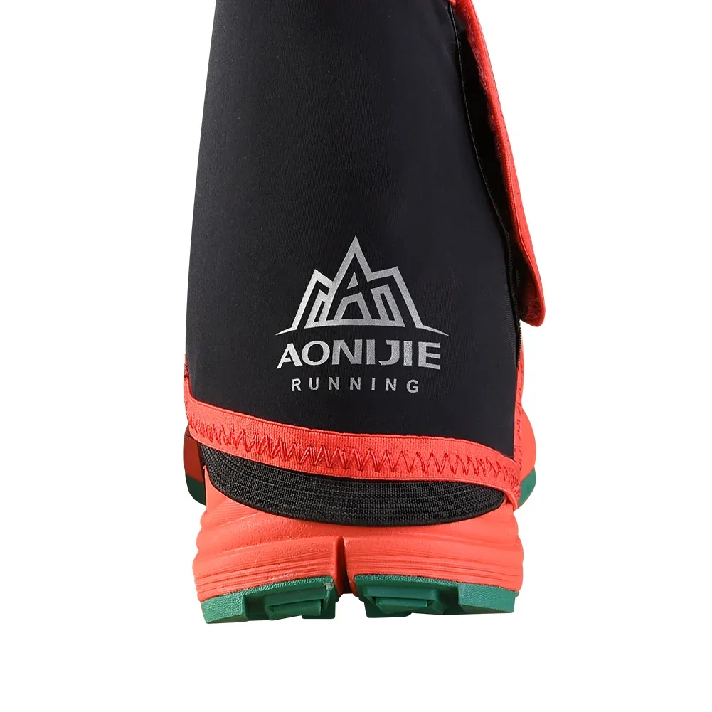 AONIJIE E940 E941Outdoor Unisex wysoki szlak odblaskowe getry ochronne pokrowce na buty do biegania maraton zapobiec kamień noc kairu