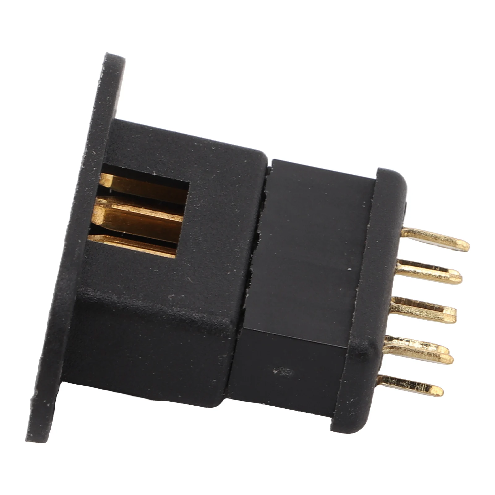 10Pcs 13.050 10Pcs 13.051 MPX Black Octagonal Plug Pure Copper Gold Plated Injection Molding Model Battery Plug