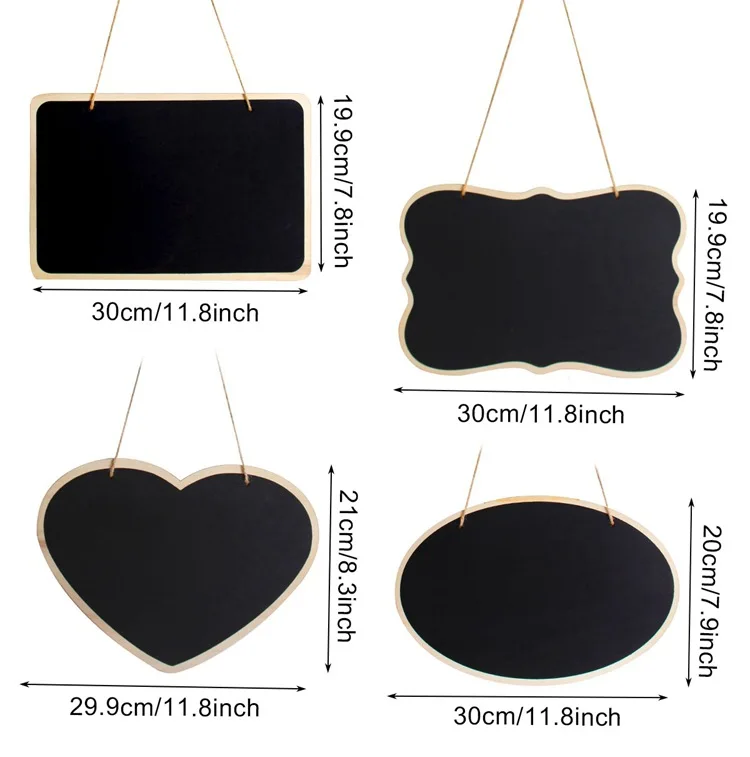 Rustic Wedding Wooden Blackboard  Wedding Decoration Halloween Decorations for Home  Birthday Decoration  Decor Wedding Decor