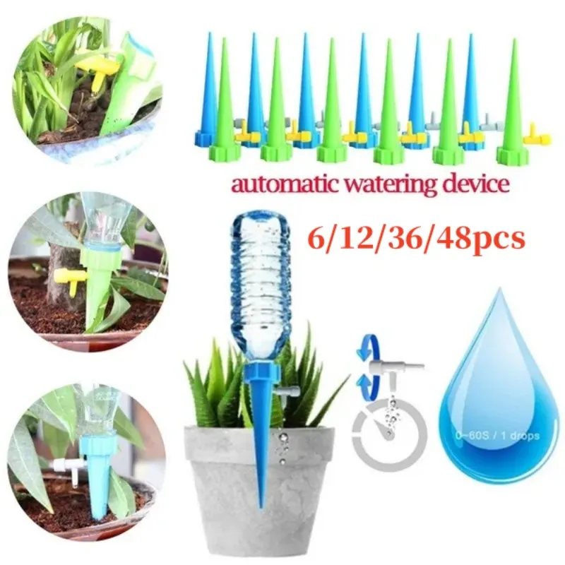 

Self Watering Kits Waterers Drip Irrigation Indoor Plant Watering Device Gardening Flowers and Plants Automatic Waterer Gadgets