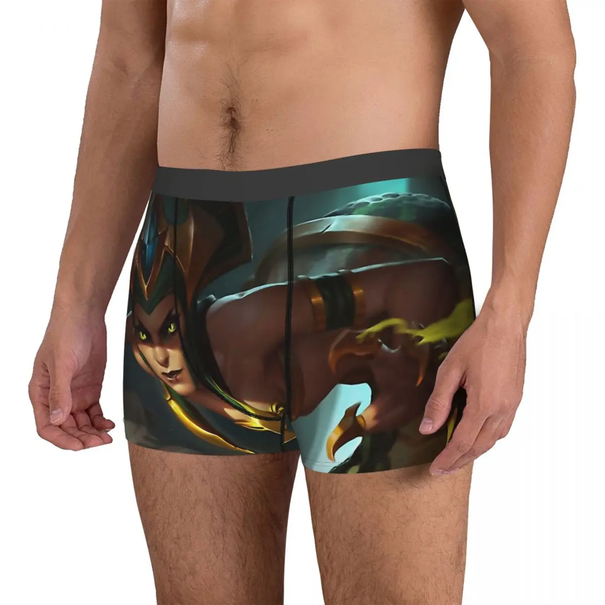 Cassiopeia High Definition Splash Men Boxer Briefs Underpants League of Legends Game Highly Breathable Sexy Shorts Gift Idea 3
