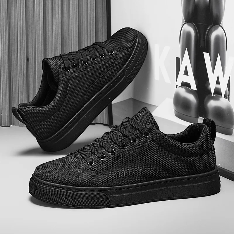 Men's Textured Shoes,Black