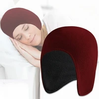 Winter Fleece Sleep Hat Cycling Head Cover Ear Flap Hat Windproof and Cold-Resistant Cycling Cap 2