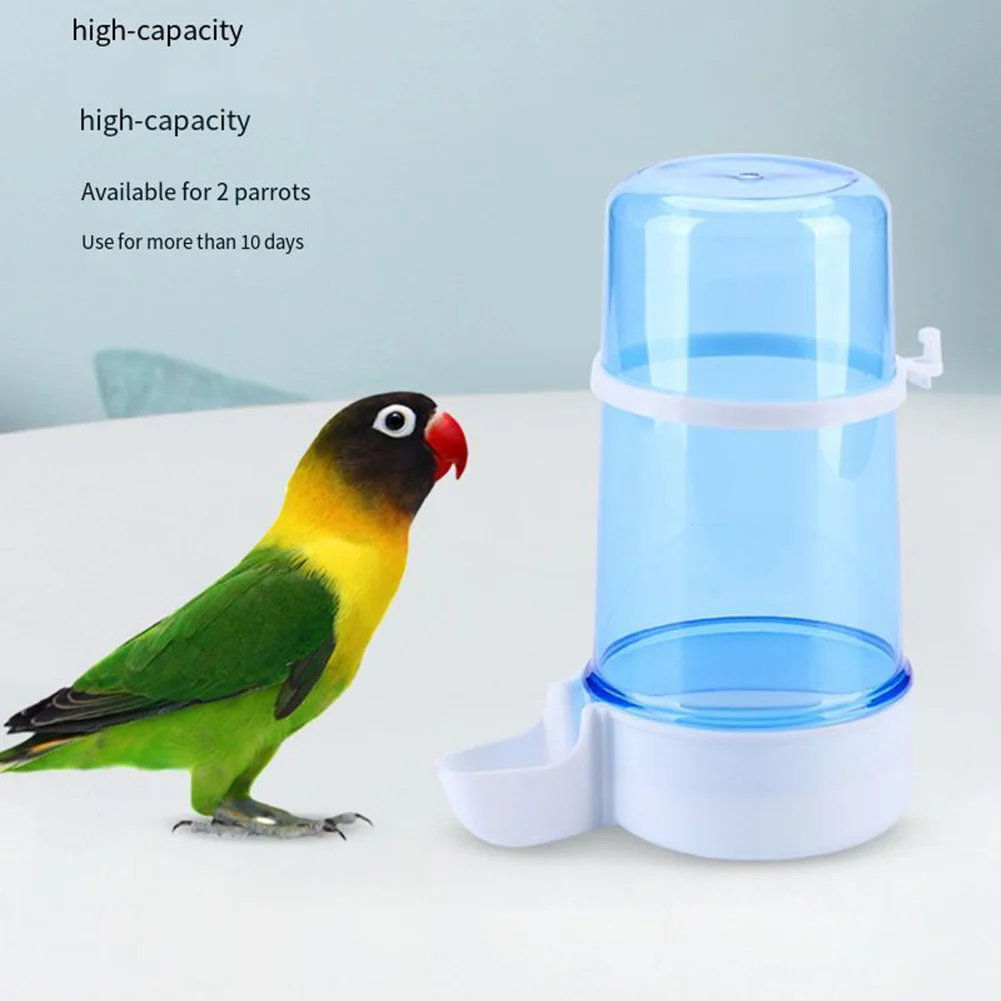 Bird Water Drinker Feeder Container Automatic Pet Feeder Birdcage Hanging Bowl Water Bottle Parrot Drinking Water Food Dispenser 3