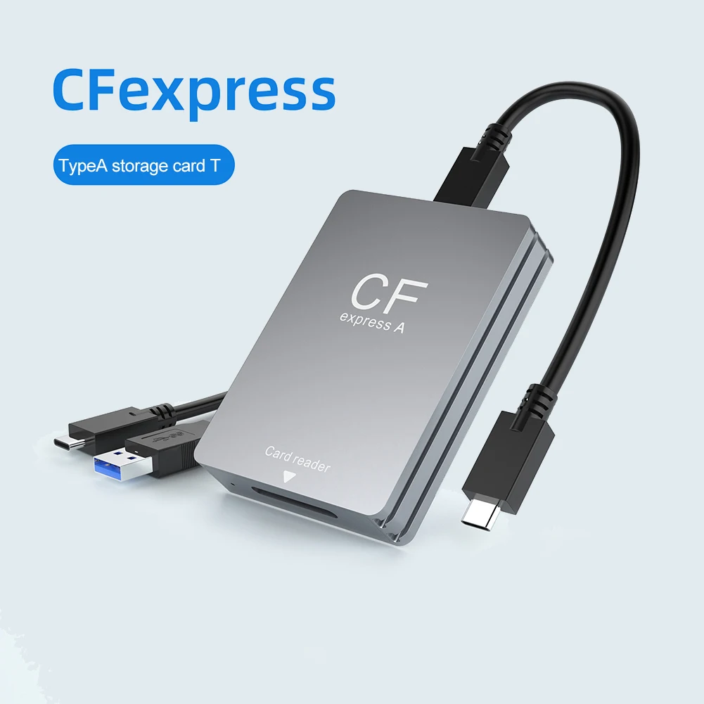 قارئ بطاقات ذاكرة CFexpress A/B و SD بمنفذ USB C