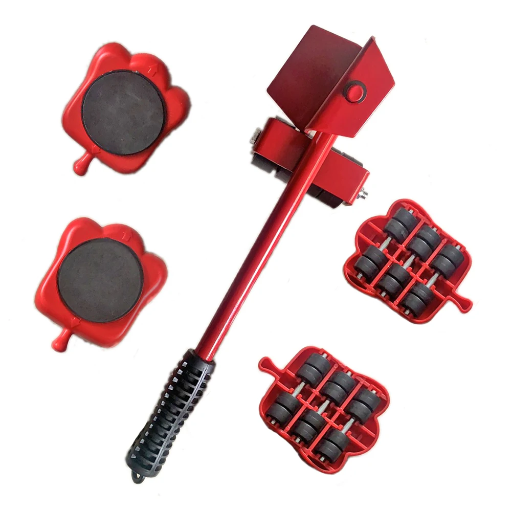 5pcs Cat Claw Heavy Furniture Lifter Mover Transport Lift Move Slide Trolley