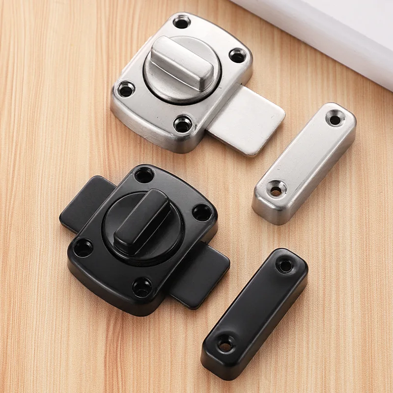KK&FING Zinc Alloy Left And Right Latch Door Buckle Push-pull Door Thickened Bolt lock Buckle Latch door latch