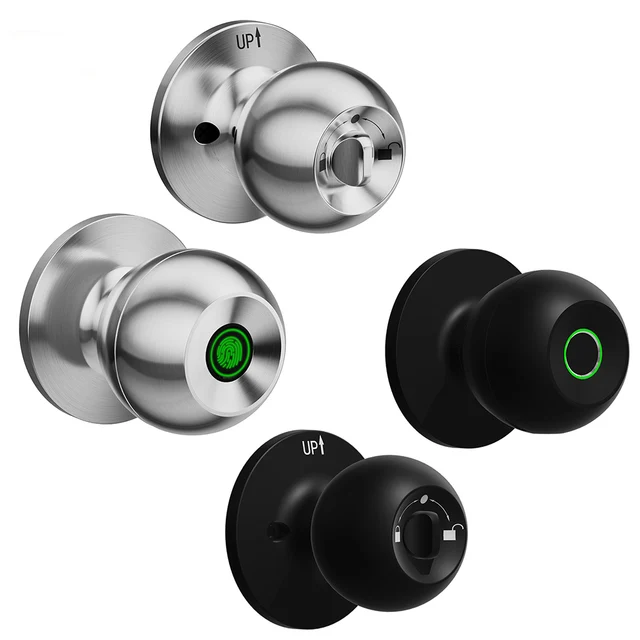 Biometric Fingerprint Smart Door Lock Rechargeable Keyless Entry with App Control for Bedroom and Office Use 3