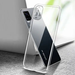 Premium Ultrathin Clear Phone Case with Soft TPU Lens Protection for VIVO V20 SE (Clear)