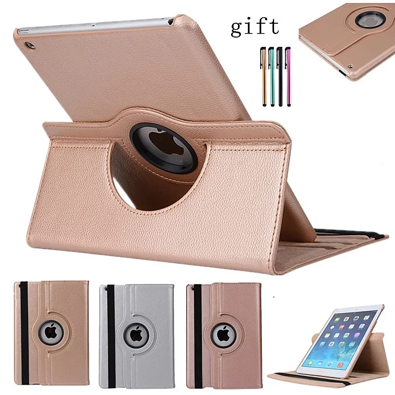 Caixa de Couro Rotativa 360 Graus para Ipad Case Inteligente para ° ° 102 10 ° 109 105 Ipad ° 102 A2270 A2198 A2197