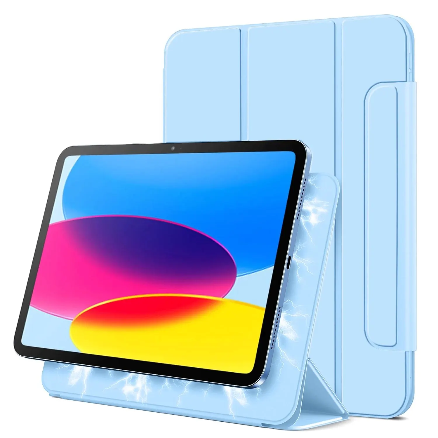 Magnetic smart leather cover case for ipad10th air4 5 10 9in ipad pro 1
