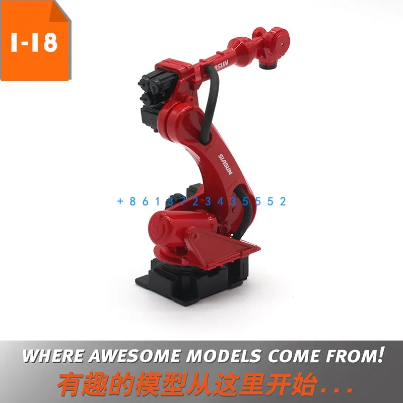 

1: 18 Xinsong SIASUN industrial robot Robotic arm six axis simulation rotatable scene model gift