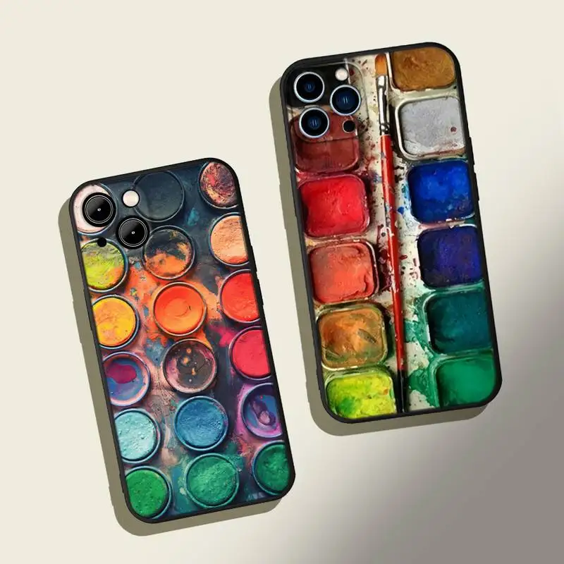 ColorfulWatercolorsSetPaintPalettePhoneCaseForiphone1312Pro
