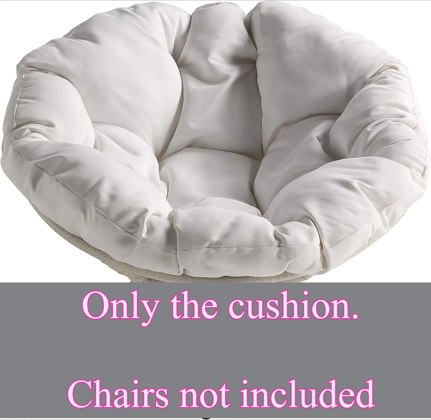 Outdoor waterproof hanging basket cushion-Bird's Nest chair cushion (Note: This product does not include the chair base)