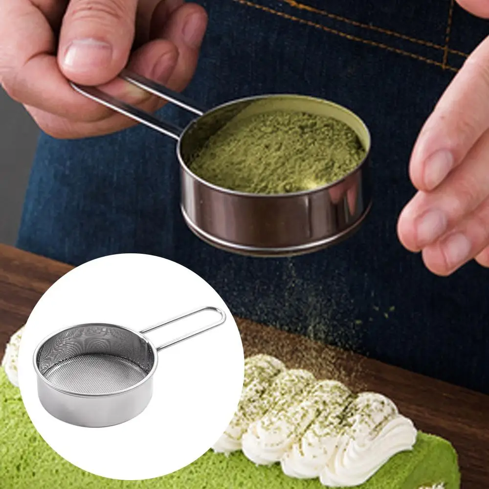 Colino Per Colino In Polvere Di Matcha Di Cacao Portatile Cucchiaio Per Filtro A Rete Fine Setaccio Per Farina Setaccio In Polvere Strumento Per Setac