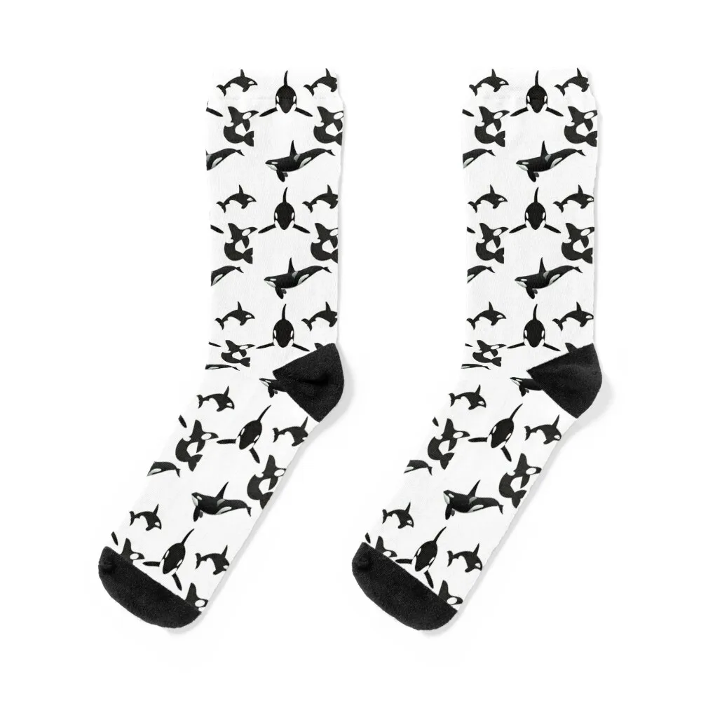 

Orca Socks christmass gift hockey retro Men Socks Women's