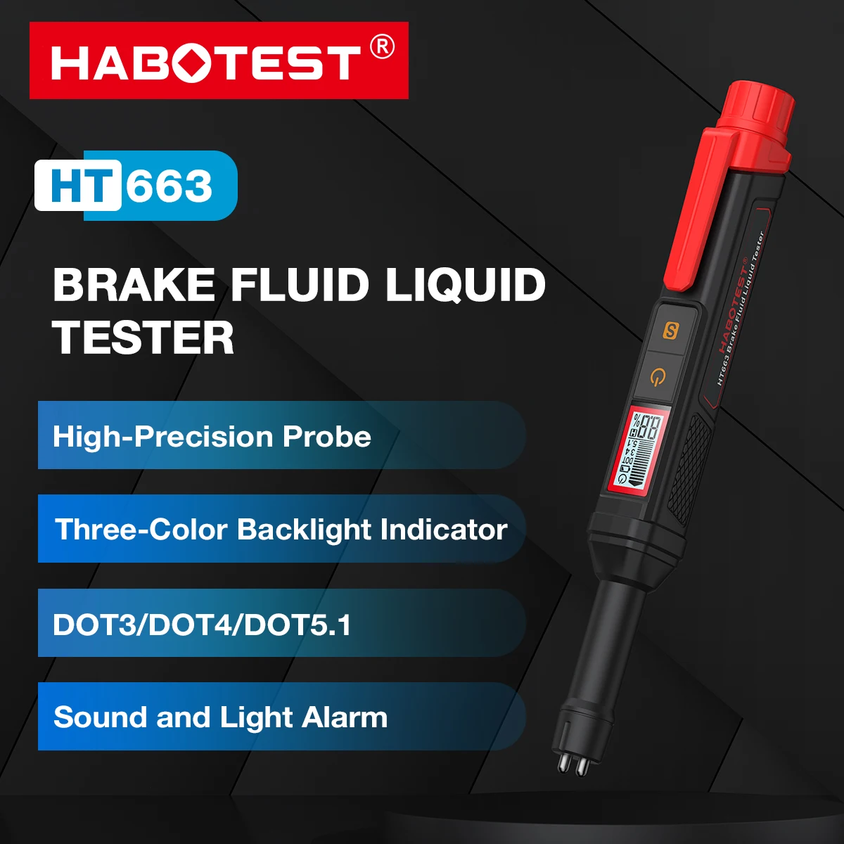 Car Brake Fluid Tester Brake Oil Testing Pen