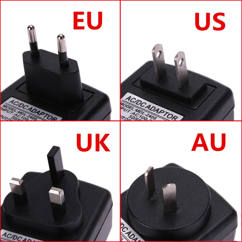5V4A AC 100V-240V Converter Charging Adapter DC 5V 4A 4000mA Power Supply EU/US/UK/AU Plug 3.5mm x1.35mm