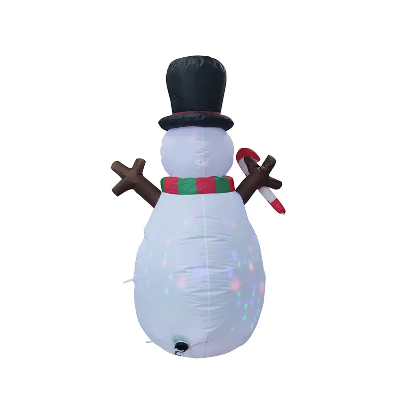 

1.6M Outdoor Inflatable Christmas Decorations Built-in LED Lights Blow Up Decor Built-in LED Lights Inflatable Snowman cute