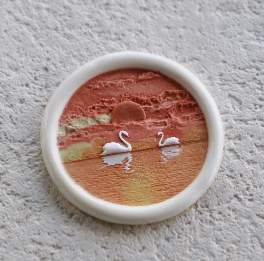 e Enaving Fire Seal Stamp Cute Cartoon Girl Series Relief Handmade Scrapbooking DIY Bronze Cheap Wax Printing