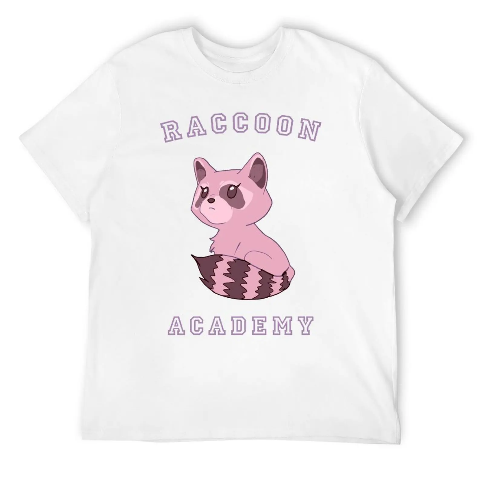 

Teachers' Day RACCOON ACADEMY Men's Regular Aesthetic T-shirt Fresh Campaign Funny Vintag Tees Graphic Cool Home Eur Size