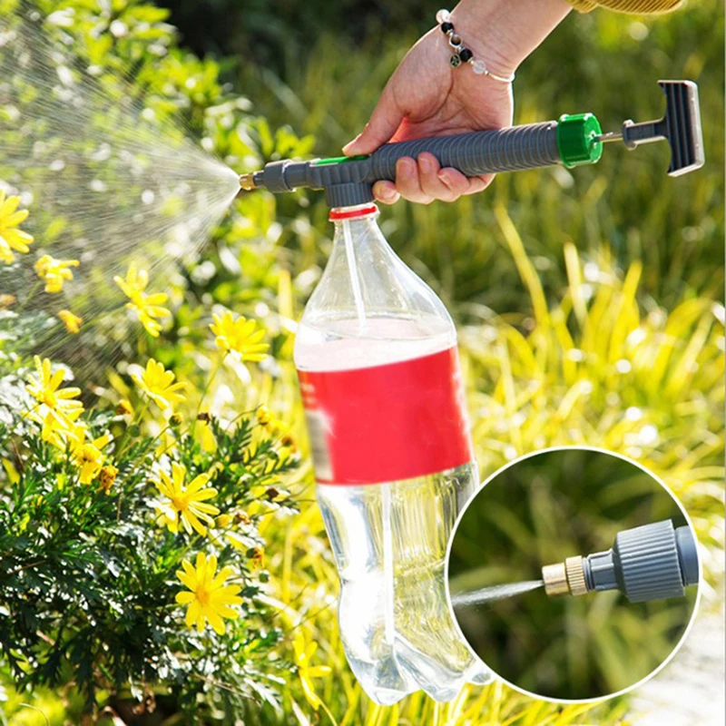 

Регулируемая Распылительная насадка на бутылку для сада, распылитель для полива, аксессуары для ручного распылителя
