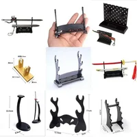 Anime Weapon Bracket DIY Displays Stand Model Gun Knife Samurai Sword Katana Holder Universal Frame Game Tool Box Gift Boy Toys 1