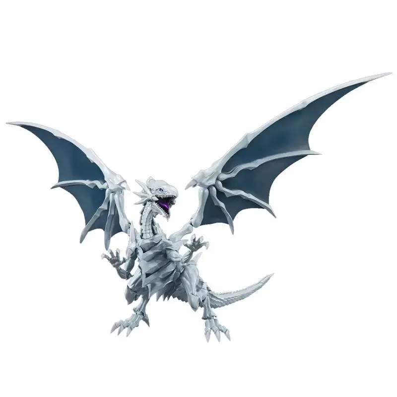 

BANDAI Anime Duel Monsters BLUE-EYES WHITE DRAGON Assembly Plastic Model Kit Action Toy Figures Christmas Gifts