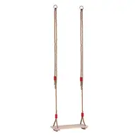 Wooden Hanging Swings Seat with 180cm Length Adjustable Rope, Swing Seat Replacement Swing Set Accessories 2