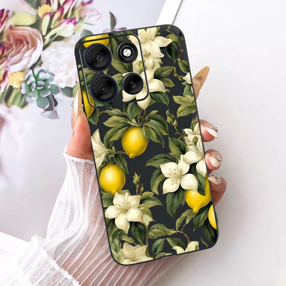 Stylish Bowknot Flower Soft Silicone Phone Case