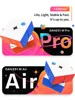 GAN 251 M Pro Magnetic Magic Speed Cube Professional Stickleress Puzzle Toys Gan 251 M Air Leap 2x2 Magic Cube Children's Gift 4