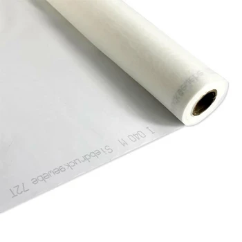 Tessuto per Serigrafia Bianco Liscio 2,7 Metri 110 Mesh x 63 Pollici di Larghezza