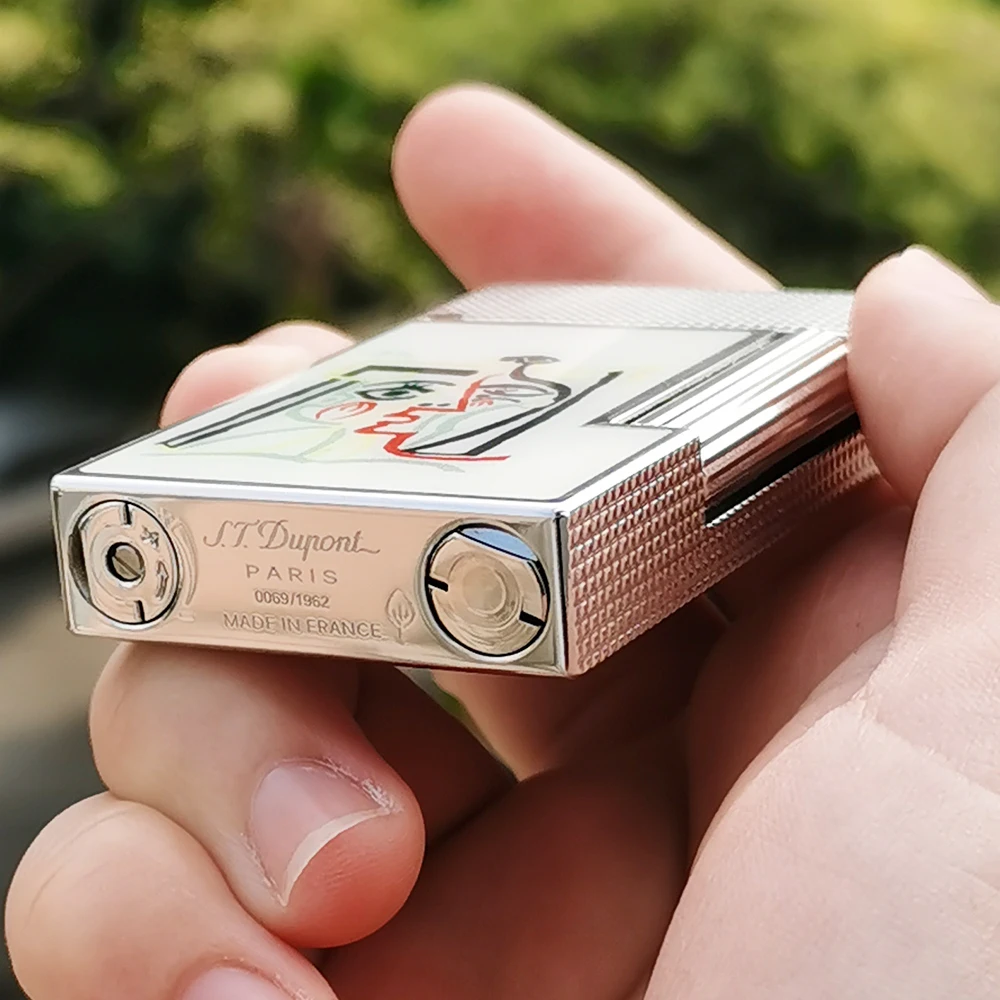 Picasso Gas Lighter Smoking Men Copper Refill Butane Soft Flame Tobacco Gadget 2025 New Luxury Gifts 3